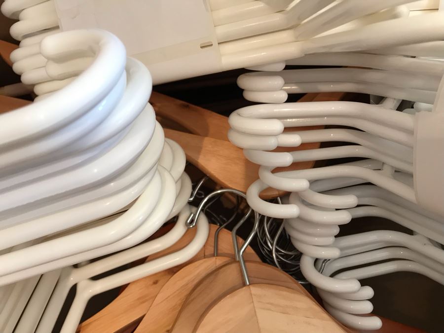 Wooden Clothes Hangers And New Plastic Hangers [Photo 6]