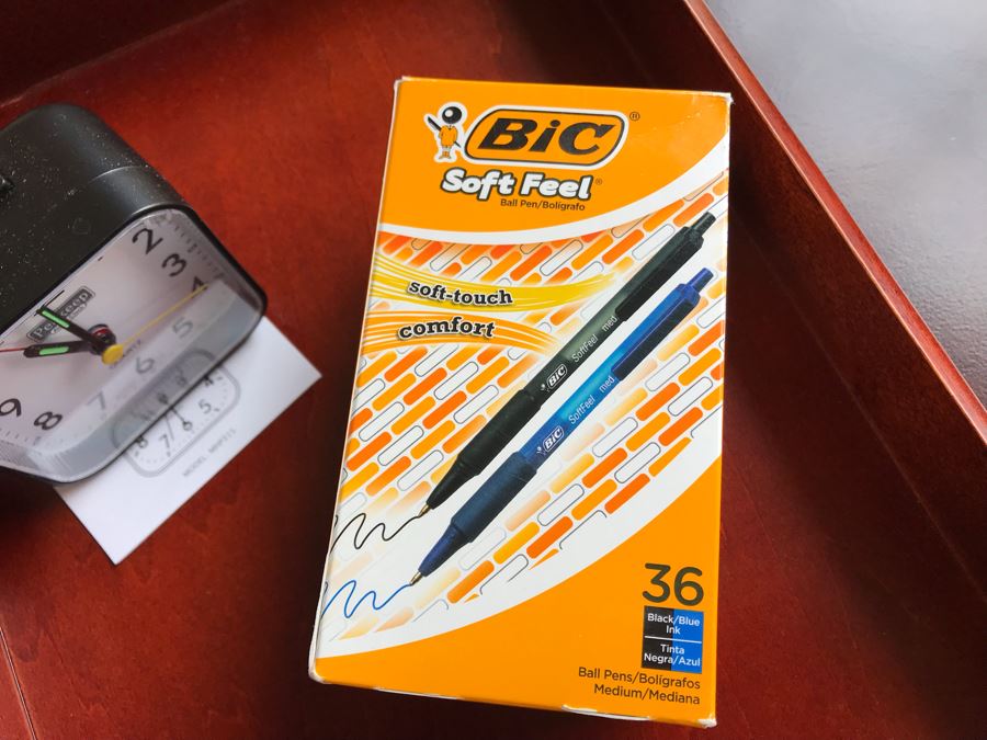 Ball Pens, Clock And Office Letter Tray [Photo 3]