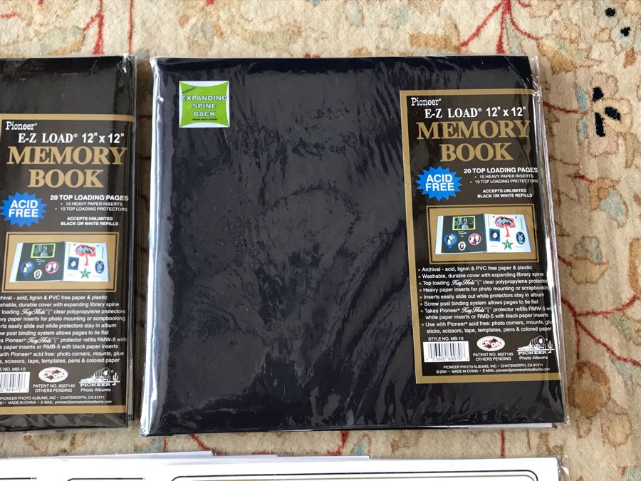 Pair Of New Memory Scrap Books With (6) New Memory Scrapbooks Refills 12 X 12 [Photo 3]