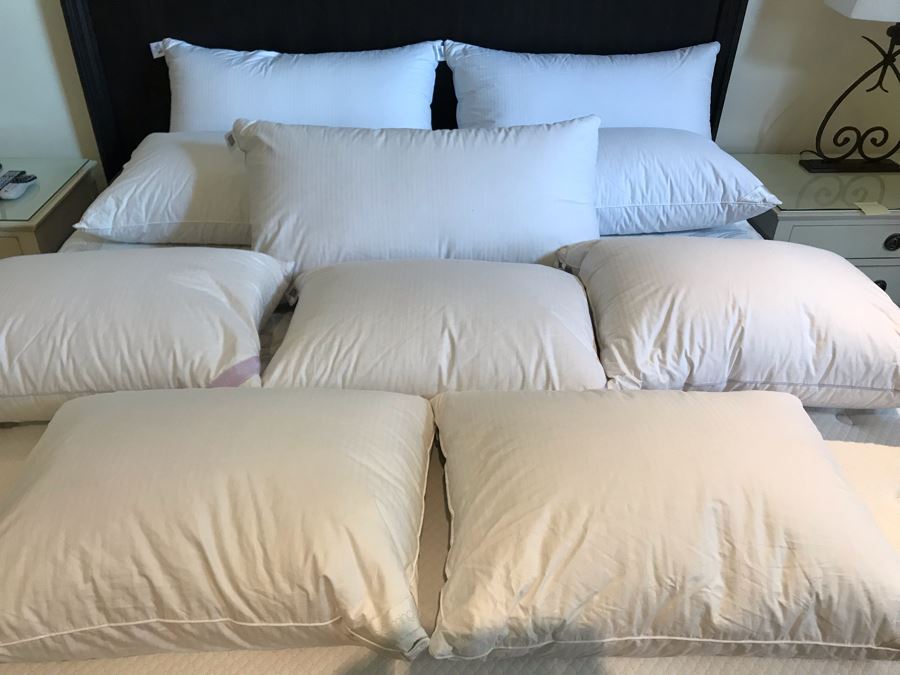 10 Bloomingdale's Down Pillows Lot