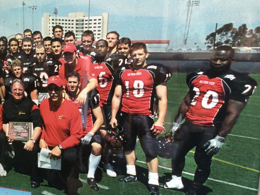 Framed Photo San Diego State Aztecs Football 2005 Aztec Bowl Red Black Game [Photo 6]