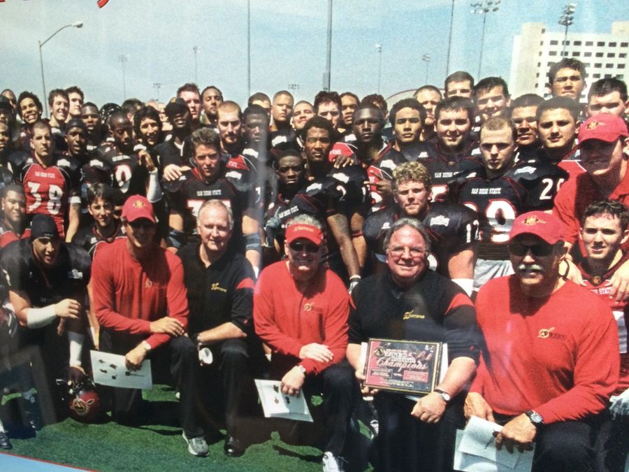 Framed Photo San Diego State Aztecs Football 2005 Aztec Bowl Red Black Game [Photo 7]