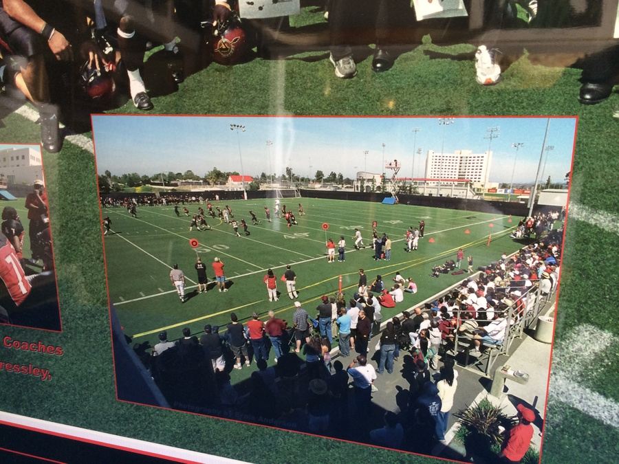 Framed Photo San Diego State Aztecs Football 2005 Aztec Bowl Red Black Game [Photo 5]