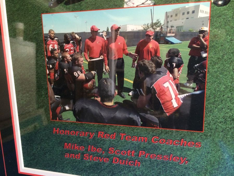 Framed Photo San Diego State Aztecs Football 2005 Aztec Bowl Red Black Game [Photo 3]