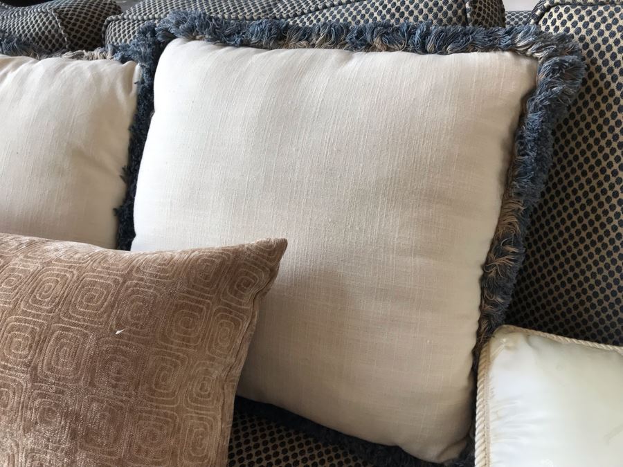 (8) Fancy Throw Pillows Including Waterford And Newport [Photo 11]