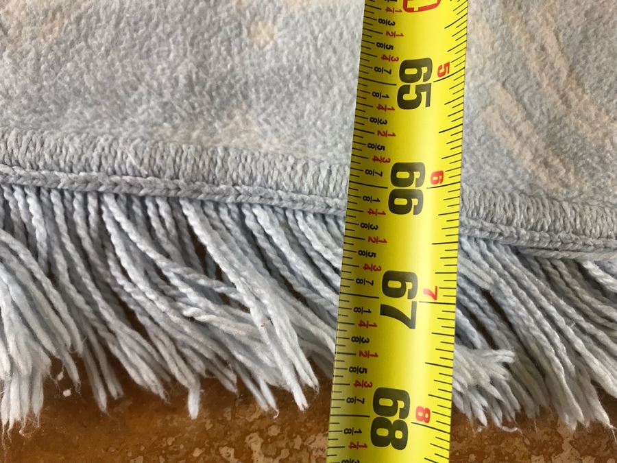 Light Blue Throw 50 X 67 [Photo 6]