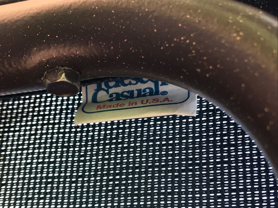 Pair Of Telescope Casual Reliance Sling Aluminum Layback Stackable Chaise Lounges Retails $930 [Photo 6]