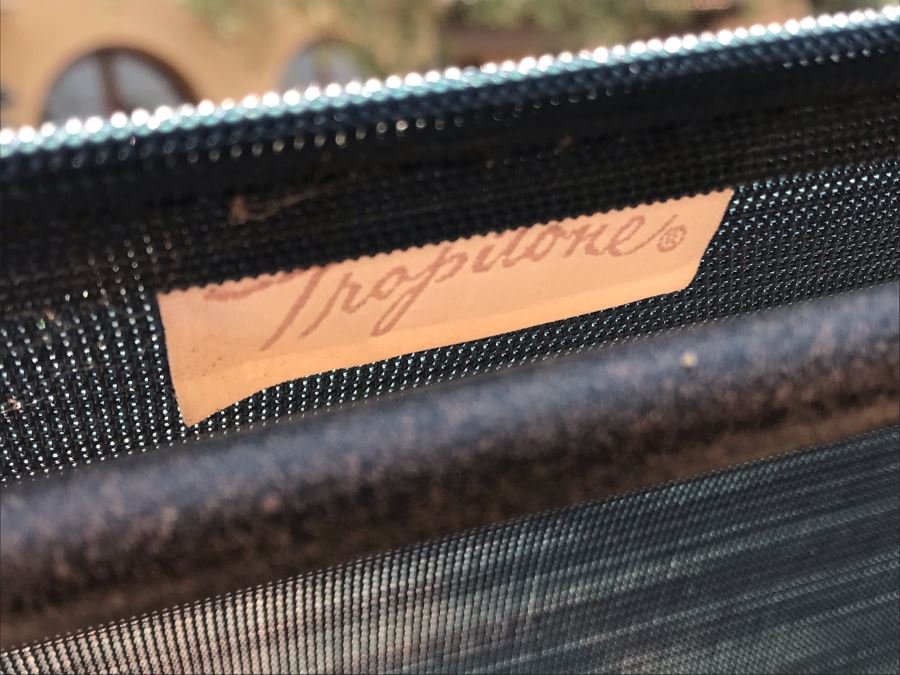 Pair Of Tropitone Kd Garden Terrace Cast Aluminum Sling Back Chaise Loungers With Covers Retails $1,700 [Photo 7]