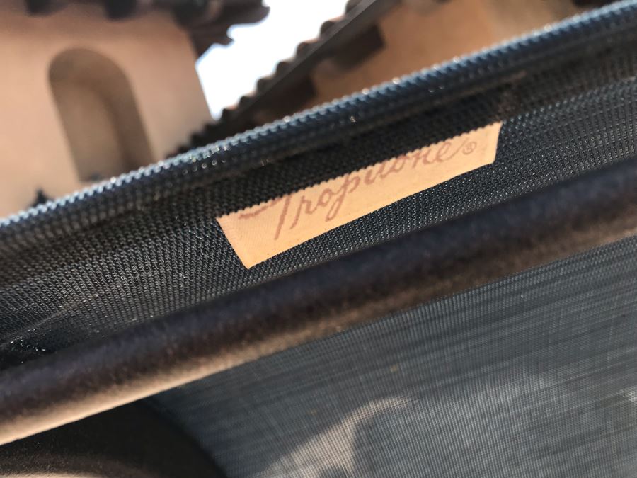 Pair Of Tropitone Kd Garden Terrace Cast Aluminum Sling Back Chaise Loungers With Covers Retails $1,700 [Photo 5]