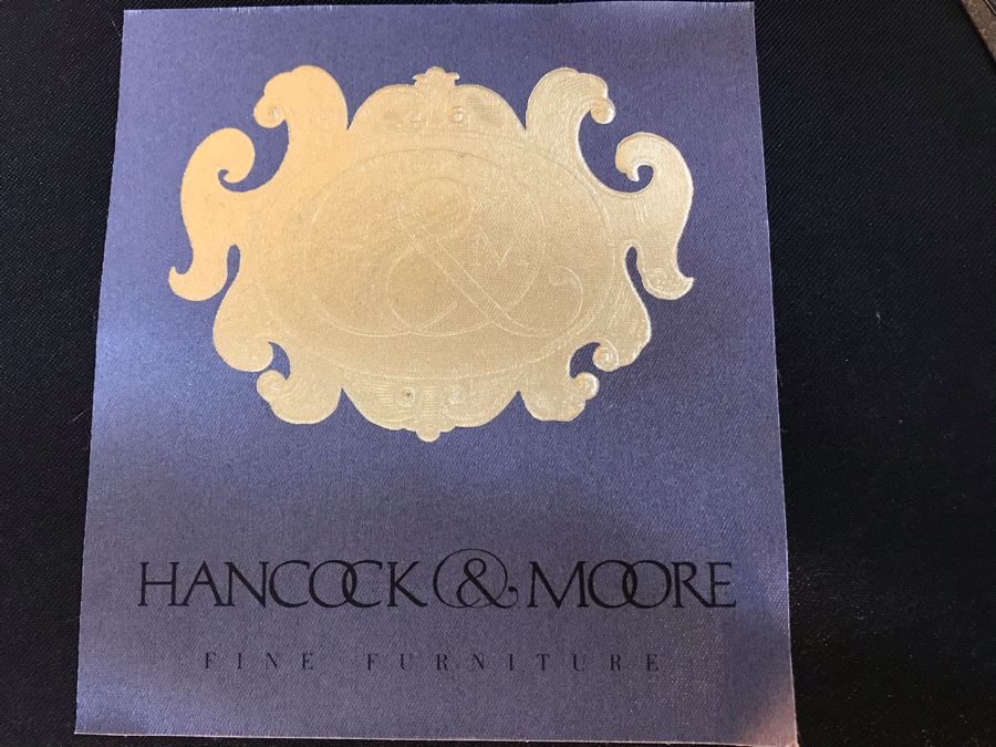 Set Of (3) Upholstered Barstools By Hancock & Moore Fine Furniture 19W X 23D X 39H Seat Is 25H Retails $3,000 [Photo 12]