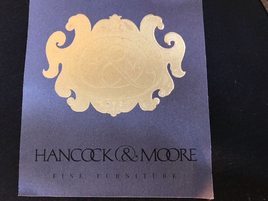 Set Of (3) Upholstered Barstools By Hancock & Moore Fine Furniture 19W X 23D X 39H Seat Is 25H Retails $3,000 [Photo 2]