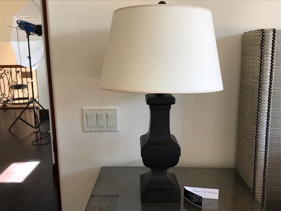 Pair Of Metal Desert Sky Table Lamps 27H Retails $1,200 [Photo 7]