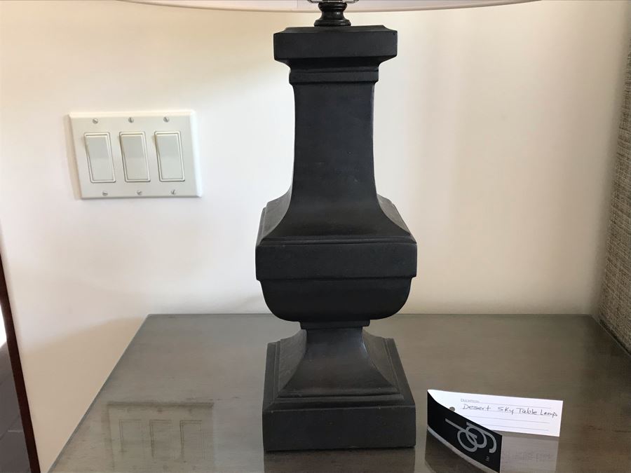 Pair Of Metal Desert Sky Table Lamps 27H Retails $1,200 [Photo 8]