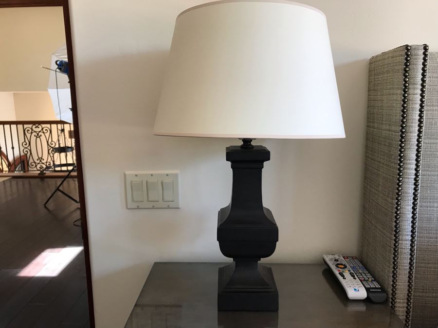 Pair Of Metal Desert Sky Table Lamps 27H Retails $1,200 [Photo 3]