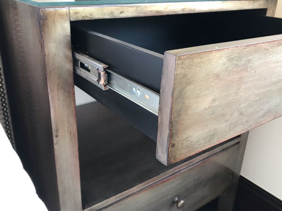 Pair Of Custom Wooden 2-Drawer Nightstands [Photo 7]