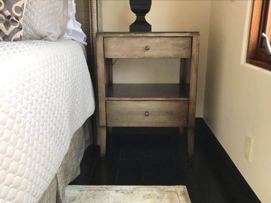Pair Of Custom Wooden 2-Drawer Nightstands [Photo 3]