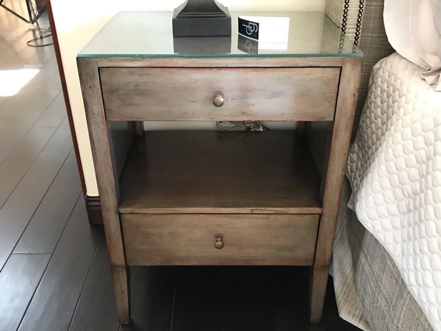 Pair Of Custom Wooden 2-Drawer Nightstands [Photo 11]