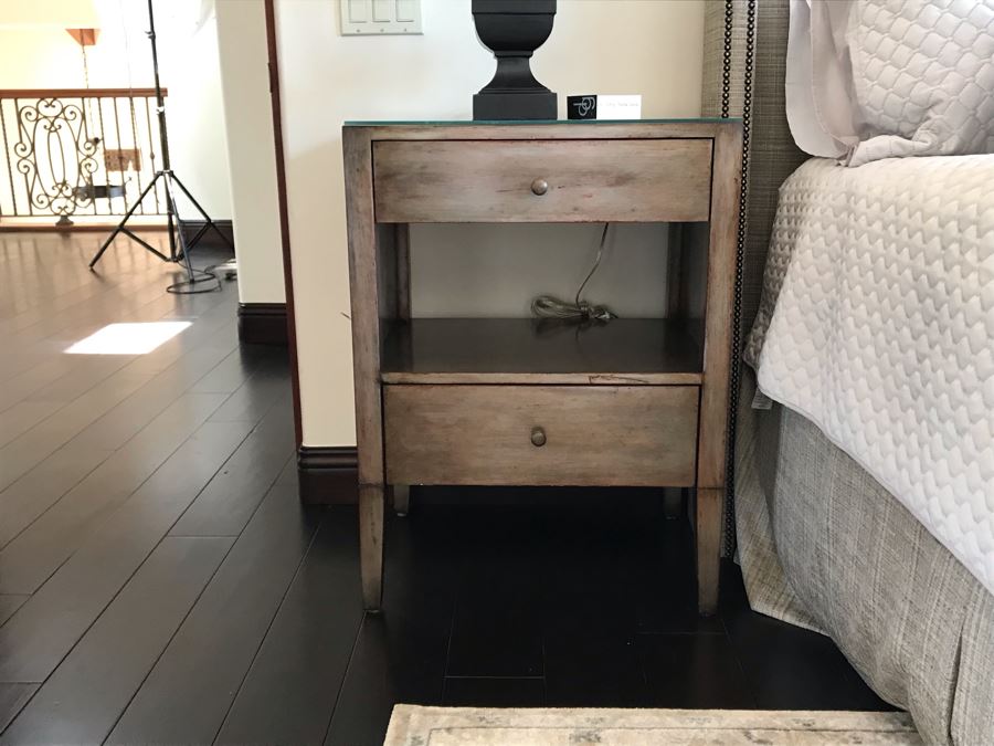 Pair Of Custom Wooden 2-Drawer Nightstands [Photo 10]