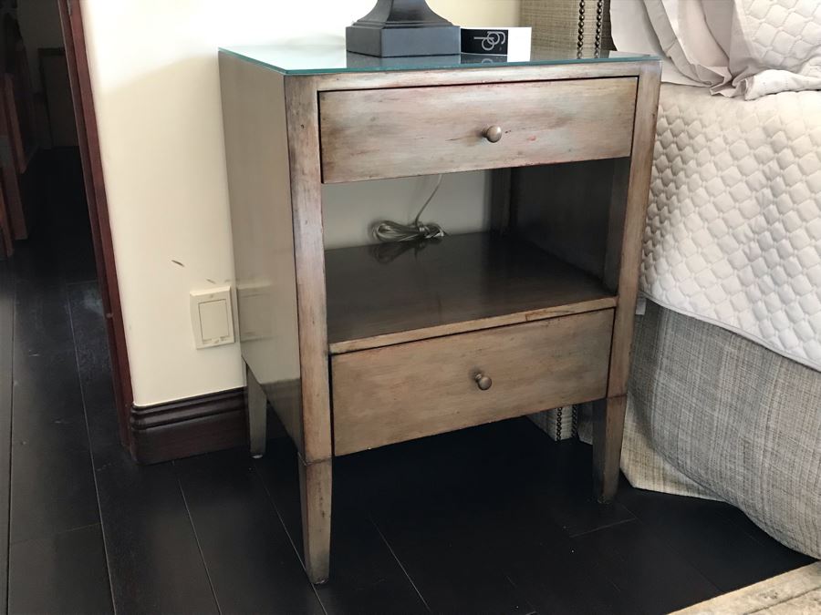 Pair Of Custom Wooden 2-Drawer Nightstands [Photo 12]
