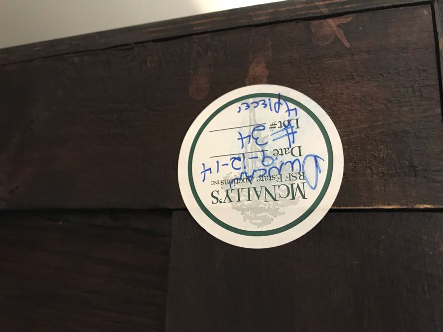 Pair Of Louis XIV Style Chinoiserie Commodes Chest Of Drawers Dresser In Black With Ball And Claw Feet 40W X 20D X 30H Purchased At Antique Store For $875 [Photo 20]