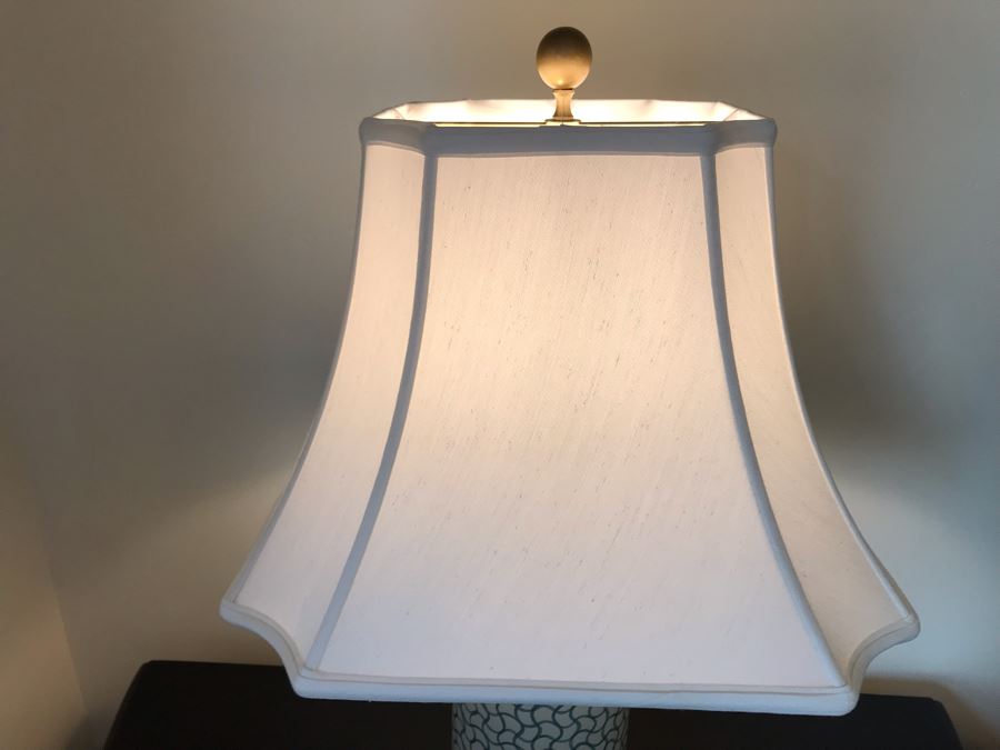 Pair Of Modern Painted Metal Chelsea House Table Lamps 30H Retails $570 [Photo 6]