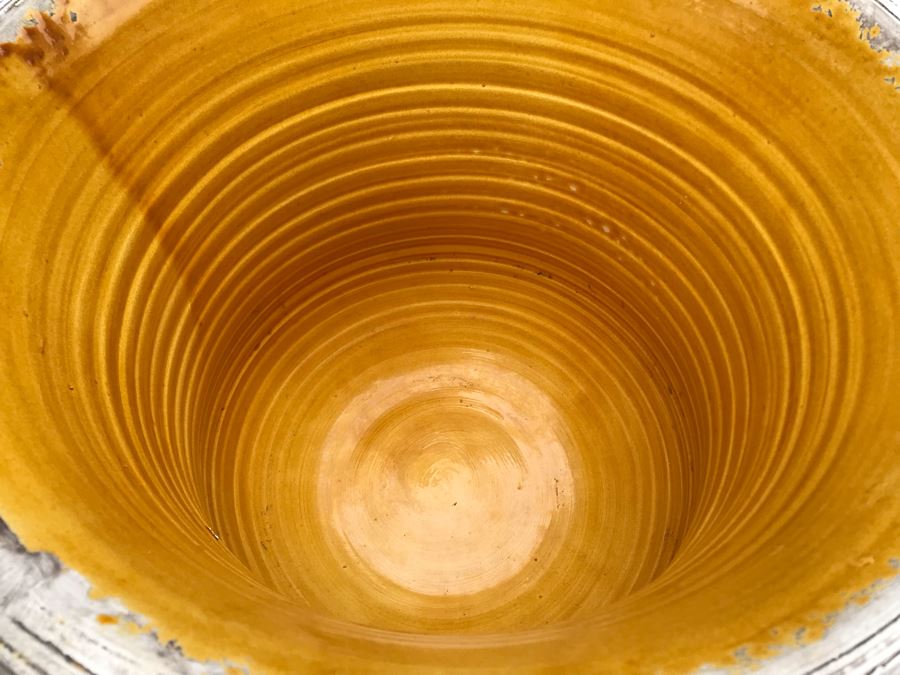 Arte-Italica Yellow Glazed Pot Made In Italy [Photo 7]