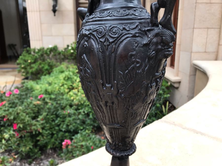 Maitland-Smith Bronze Ewer Pitcher 8W X 25H [Photo 7]