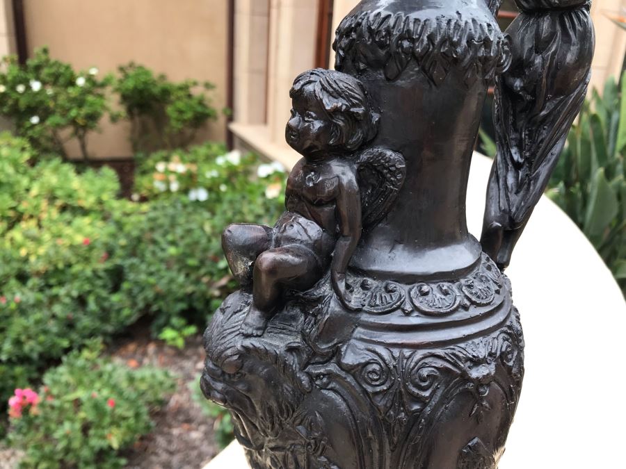 Maitland-Smith Bronze Ewer Pitcher 8W X 25H [Photo 4]