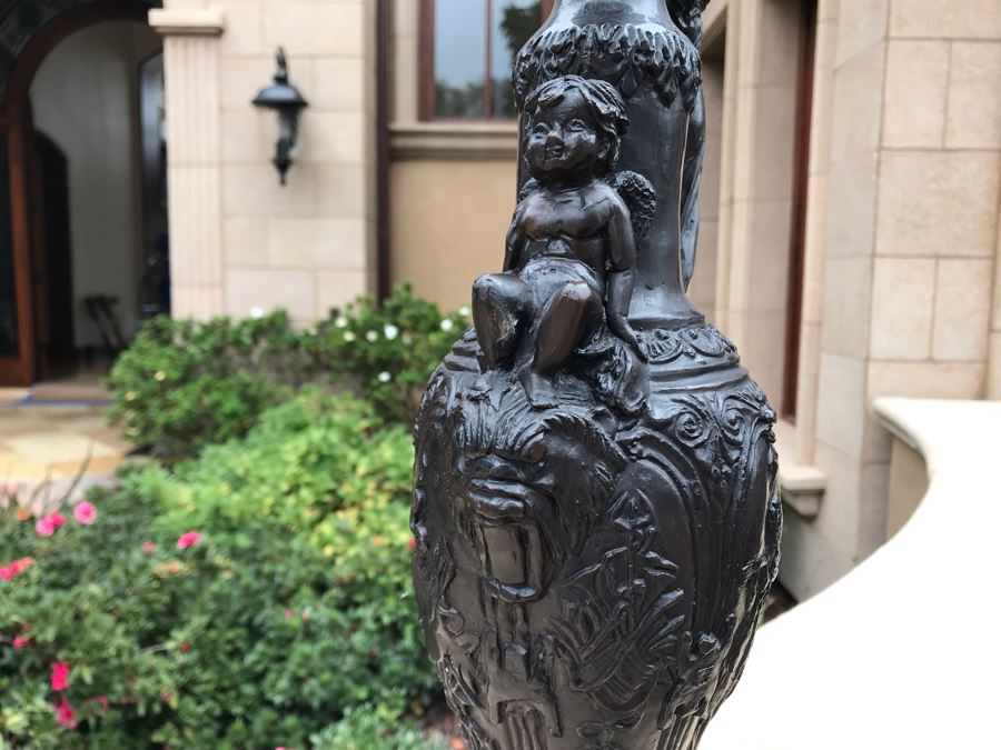 Maitland-Smith Bronze Ewer Pitcher 8W X 25H [Photo 11]