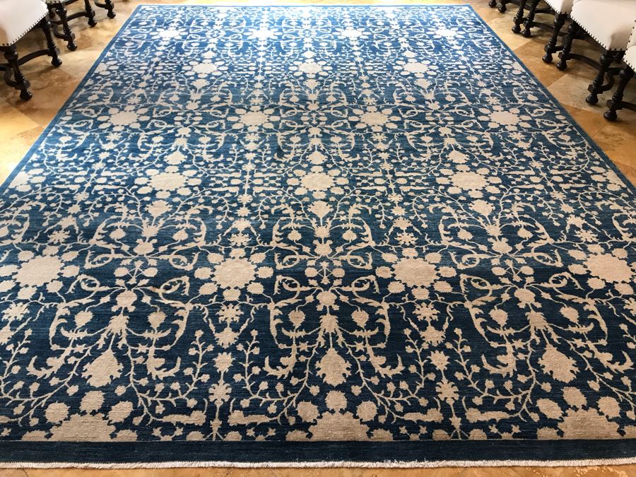 Stunning Large Persian Area Rug Bamyan Tabriz 9'10' X 13'10' Retails $8,700 [Photo 4]