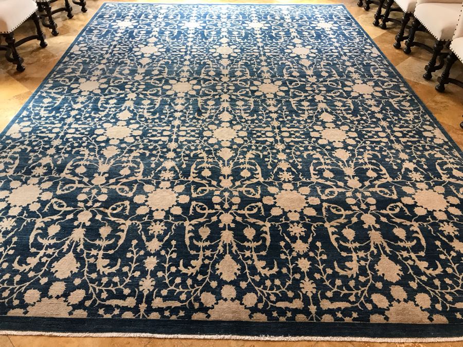 Stunning Large Persian Area Rug Bamyan Tabriz 9'10' X 13'10' Retails $8,700 [Photo 3]