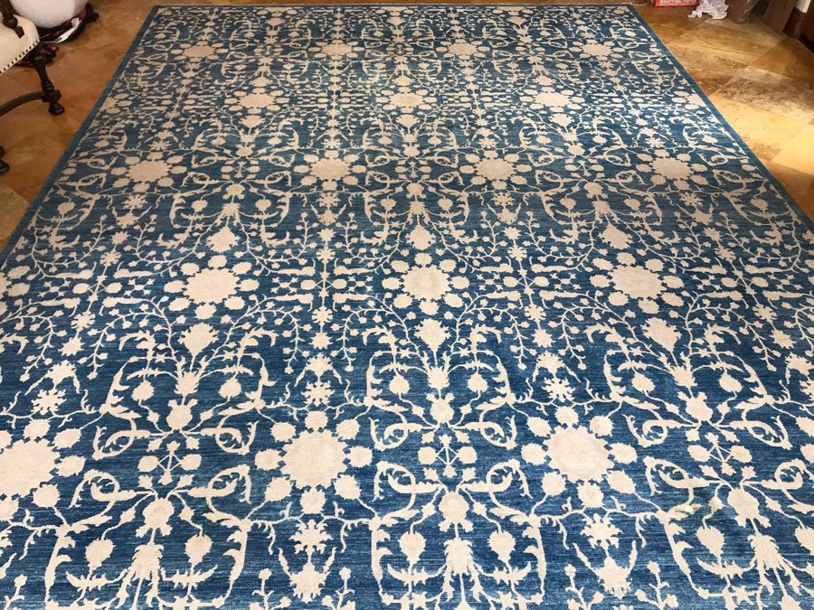 Stunning Large Persian Area Rug Bamyan Tabriz 9'10' X 13'10' Retails $8,700 [Photo 5]