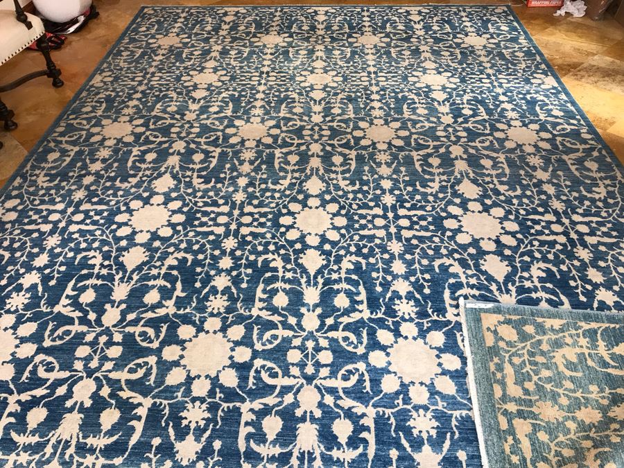 Stunning Large Persian Area Rug Bamyan Tabriz 9'10' X 13'10' Retails $8,700 [Photo 13]