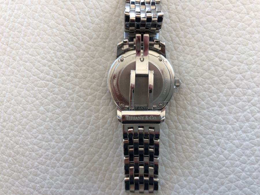 JUST ADDED - Tiffany & Co Stainless Steel Water Resistant Women's Watch With Box Like New [Photo 13]