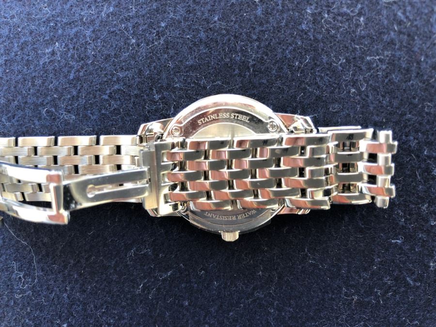 JUST ADDED - Tiffany & Co Stainless Steel Water Resistant Women's Watch With Box Like New [Photo 14]