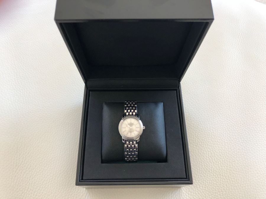 JUST ADDED - Tiffany & Co Stainless Steel Water Resistant Women's Watch With Box Like New [Photo 5]
