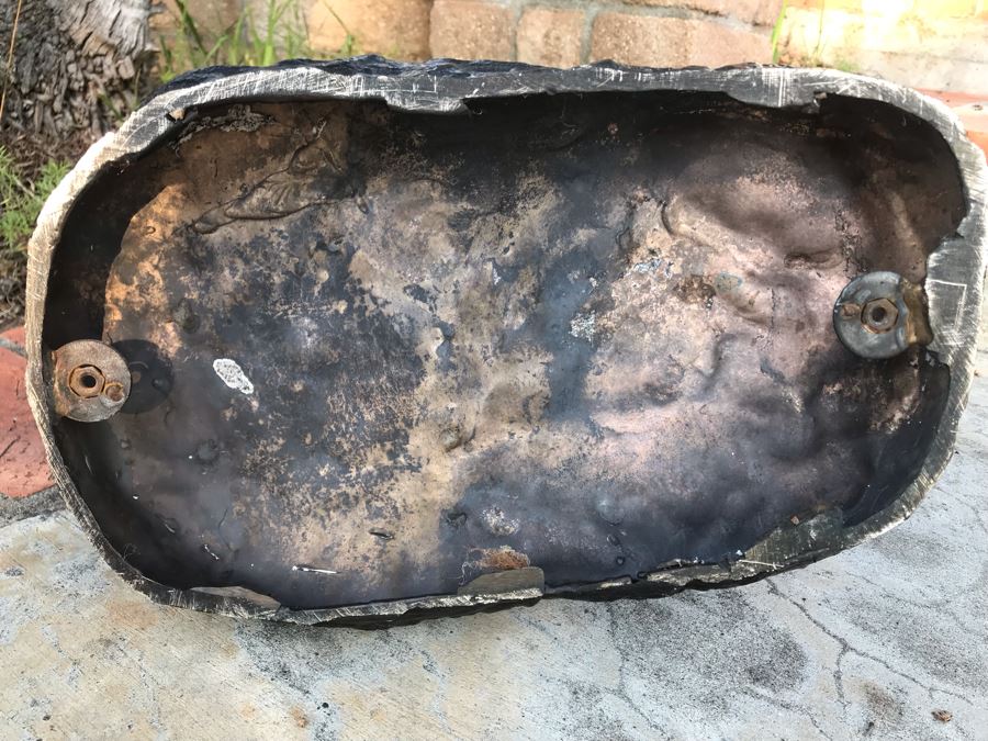 Large Frederic Remington Western Bronze Statue Titled 'Rattlesnake' Cast In 1986 At Heika Foundry Appraised At $2,500 In 1988 Weighs 63Lbs With Certificate Of Authenticity 22H X 14W X 9D [Photo 24]