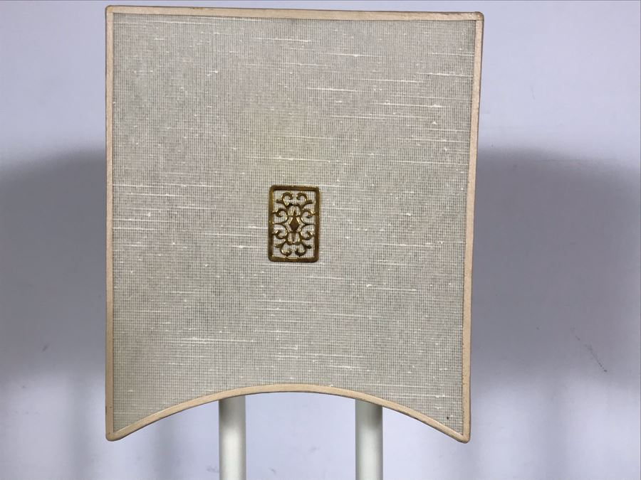 Vintage Designer Brass And Marble Table Lamp 9W X 26H [Photo 4]