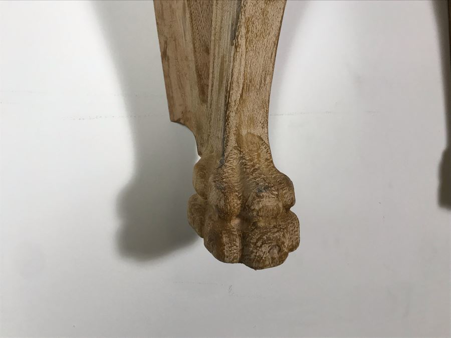 Pair Of Wooden Hand Carved Cherubs Wall Decor Shelf 3.5W X 12D X 25H [Photo 9]