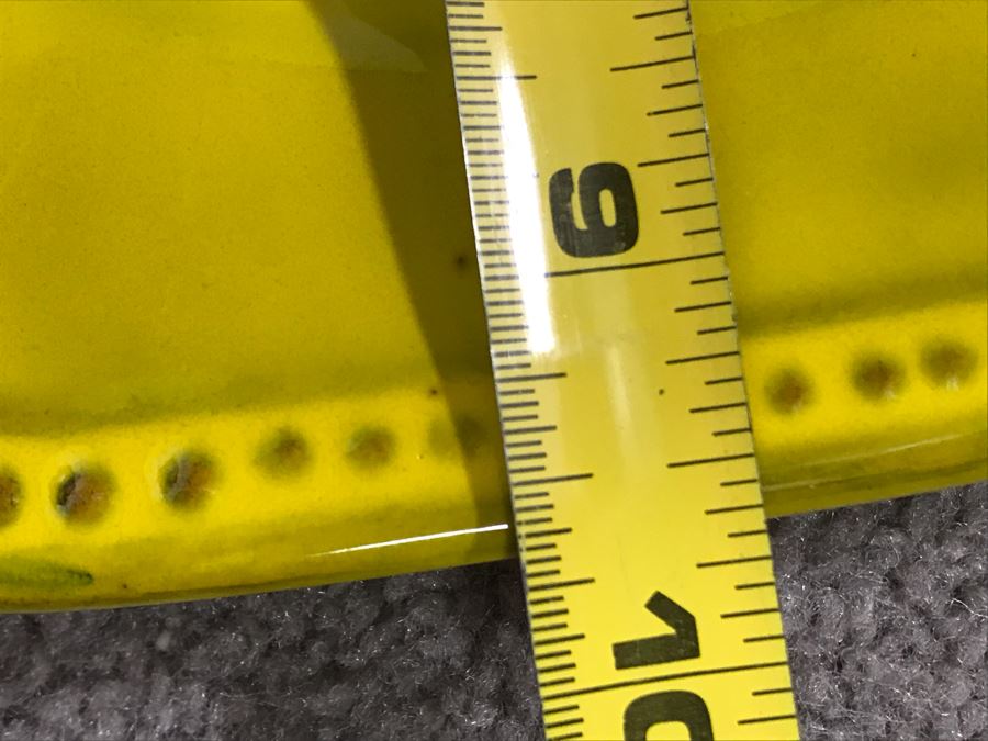 Vintage Italy PV Peasant Valley Italy Chartreuse Yellow Pottery China Apx 20 Pieces [Photo 14]