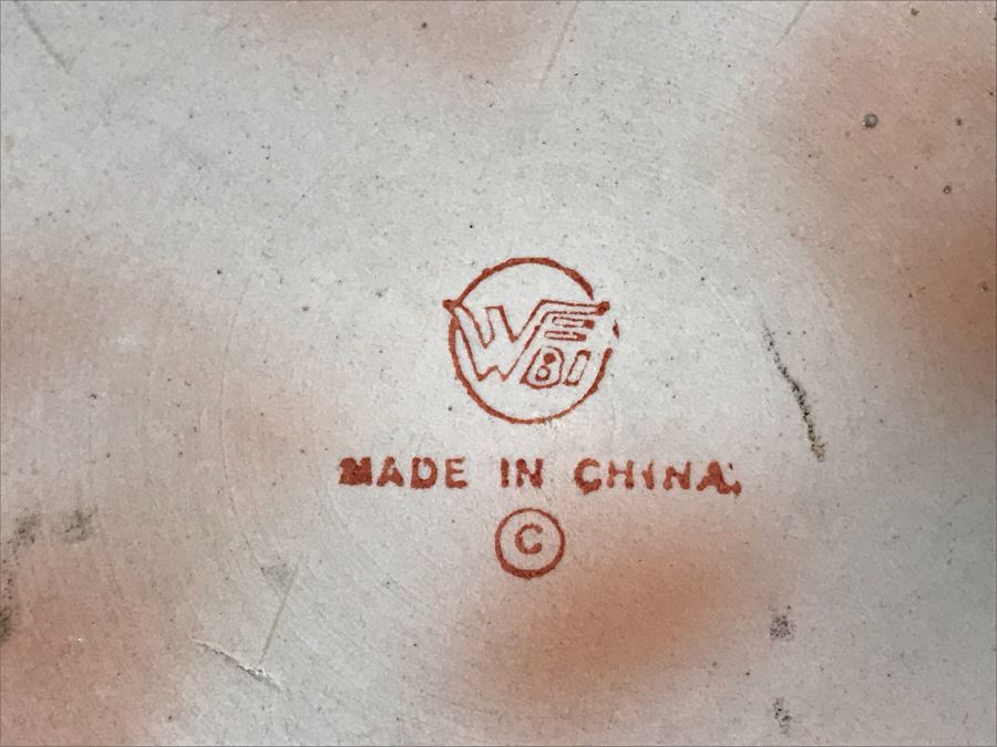 Chinese Fish Bowl Planter With Wooden Stand 14.5W X 20.5H With Stand [Photo 12]