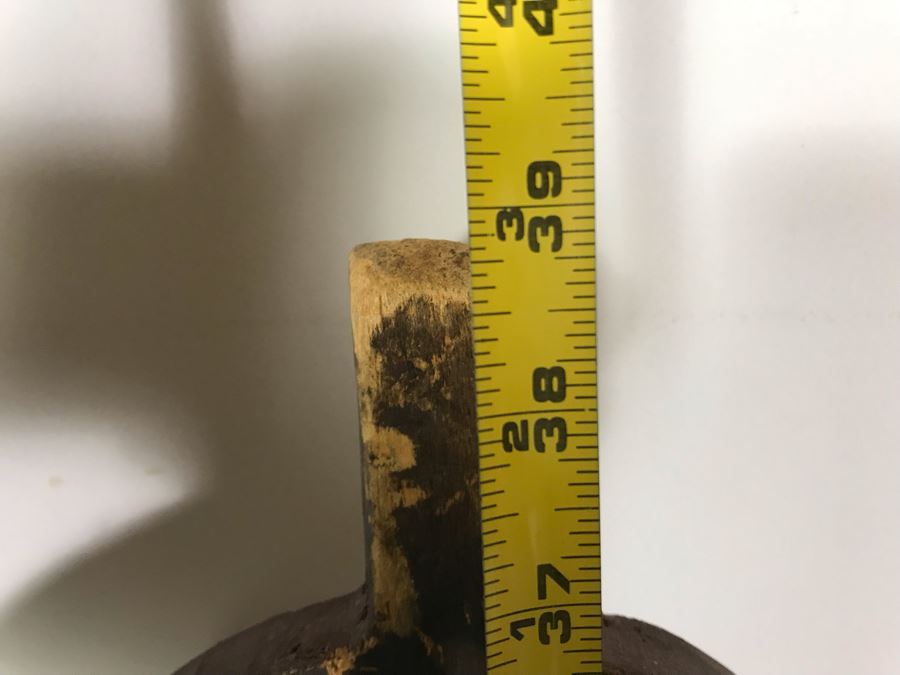 Hand Carved Hand Painted African Sculpture Wall Hanging 8W X 39H [Photo 18]