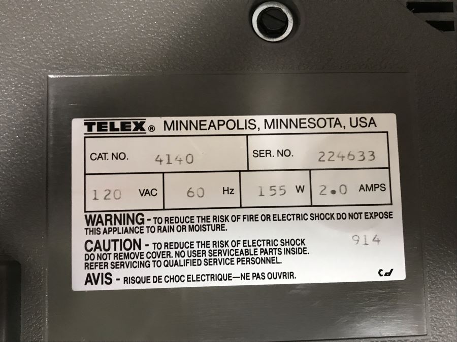 Telex Caramate Slide Projector Cat No 4140 (Note Inside Of Built-In Screen Needs To Be Cleaned - See Streak) Plus Slides Featuring Jean Klafs Original Artwork [Photo 13]
