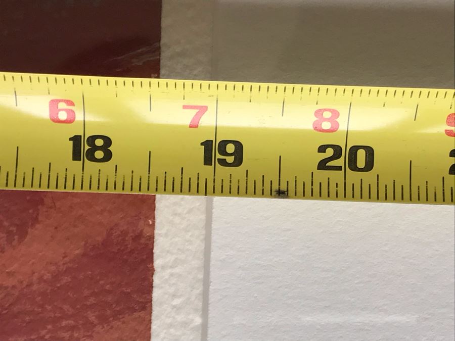 Jamie Chase Original Abstract Acrylic Framed Painting On Paper Titled 'Facing The Wind I' From Gregg Grella Gallery In Scottsdale, AZ 19 X 21 Retailed $550 [Photo 14]