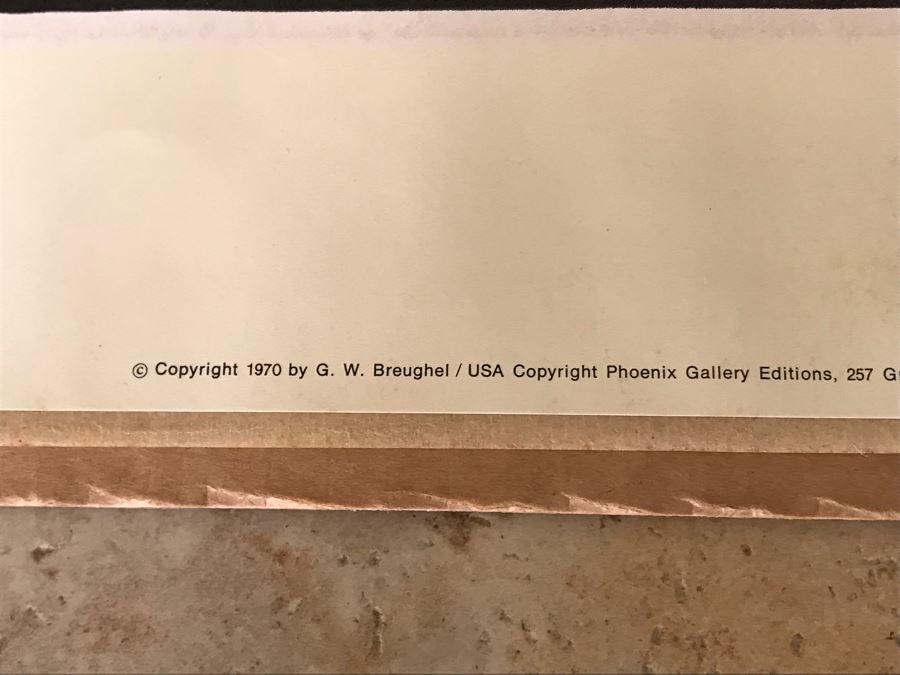 Vintage 1970 Framed M. C. Escher Poster Titled 'Day And Night / Tag Und Nacht) Publishe By G. W. Breughel Hattem Holland 32 X 19 [Photo 13]