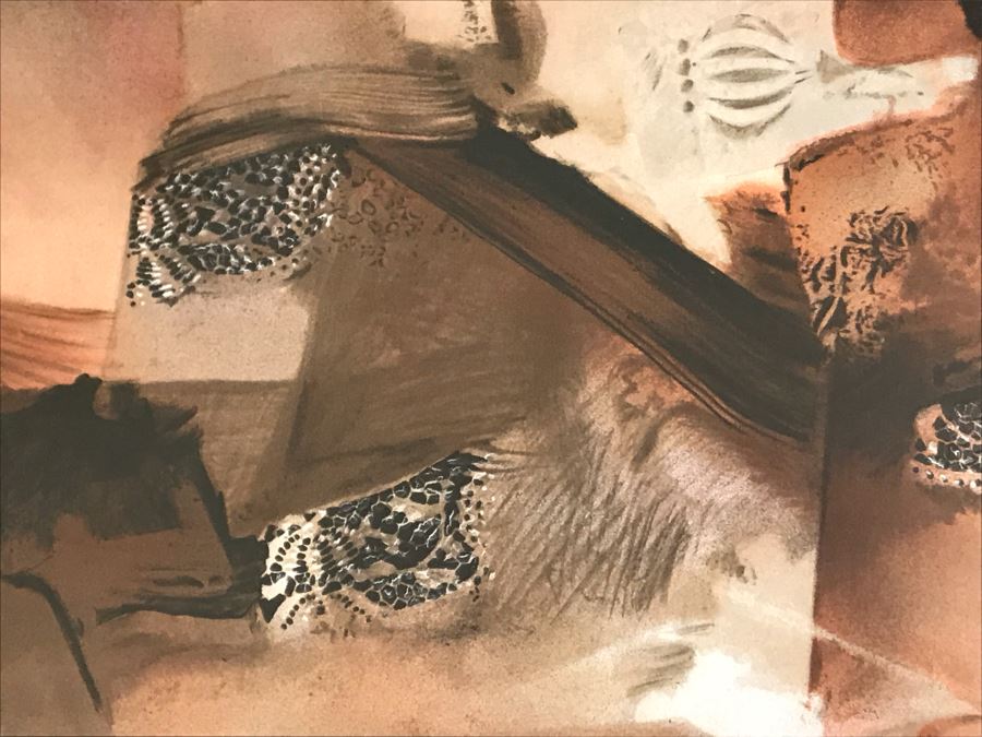 Jean Jacques Balitran Framed Hand Signed Lithograph Titled 'Woman And Dove' 11 Of 250 Appraised $525 In 1986 With Certificate Of Authenticity [Photo 10]