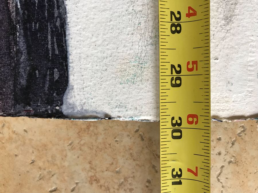 Original Jean Klafs Abstract Expressionist Painting On Paper 22 X 30 [Photo 12]