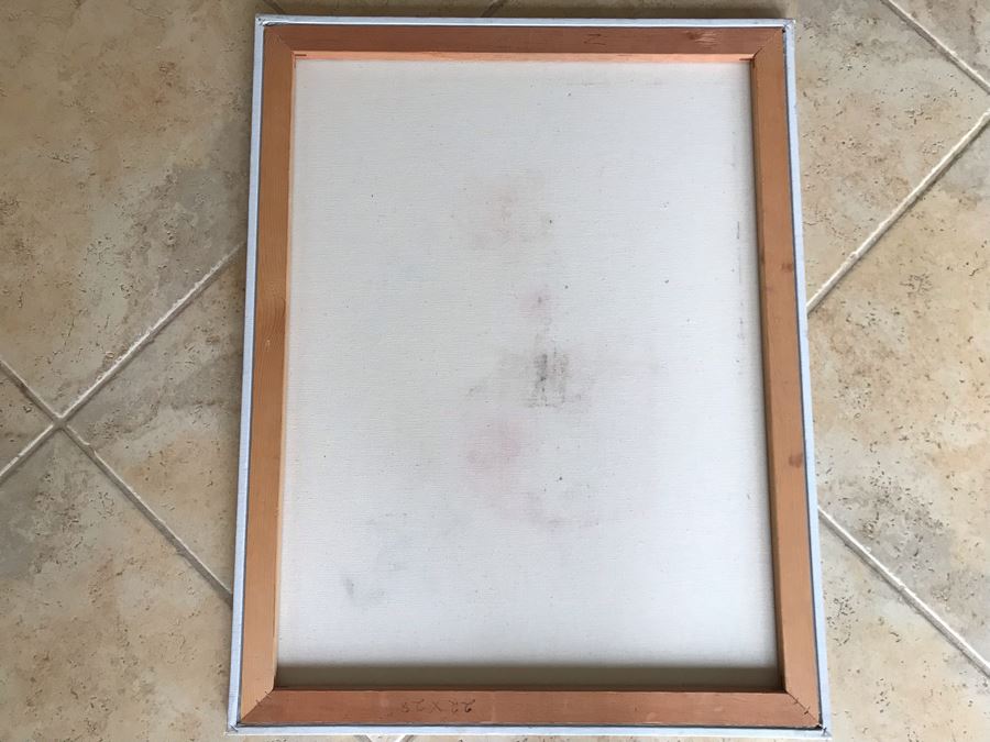 Original Unsigned Abstract Expressionist Nude Painting 22 X 28 [Photo 9]