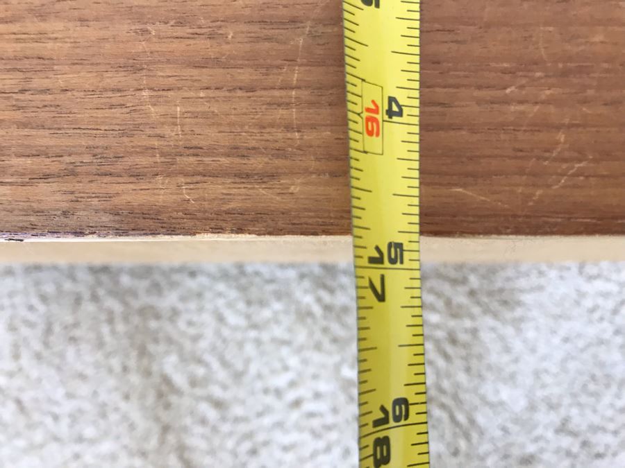 Danish Modern Teak Cabinet Credenza With Tambour Accordion Sliding Pocket Doors 54.5W X 17D X 26H [Photo 22]