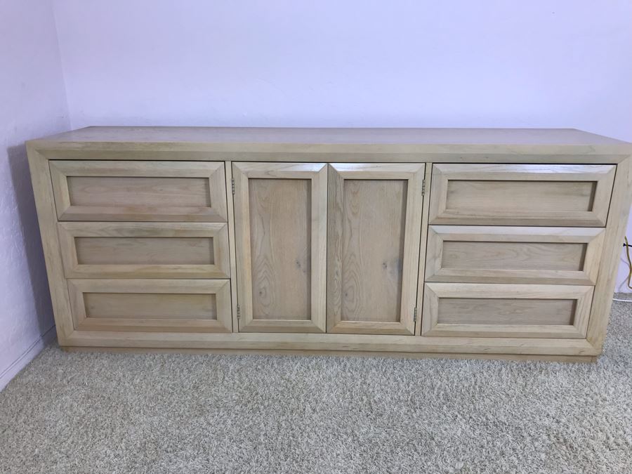 Thomasville Dresser Chest Of Drawers 74W X 18D X 30H With Pair Of Matching Nightstands 26W X 16D X 22.5H [Photo 7]